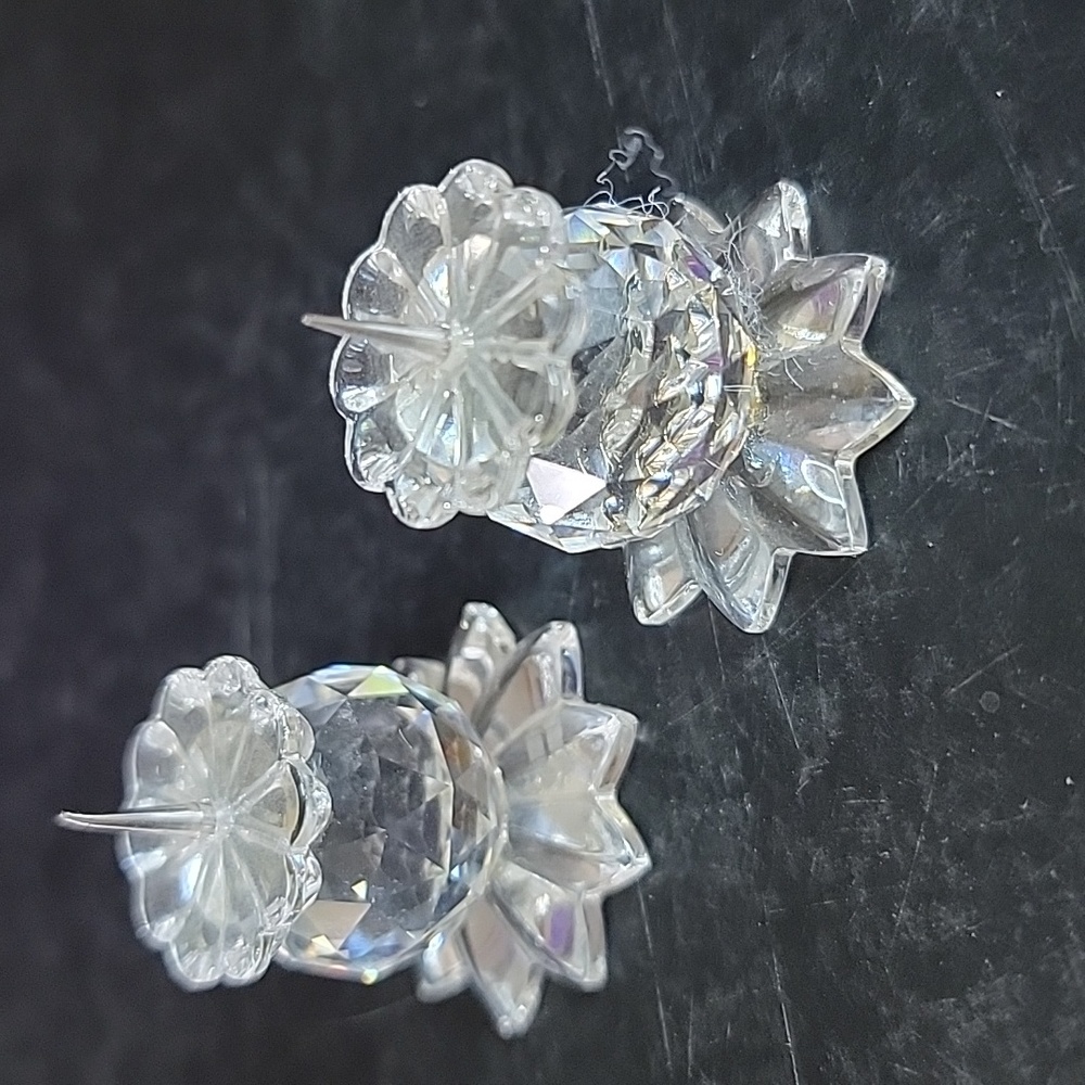 Vintage Swarovski Crystal Mini Candlesticks